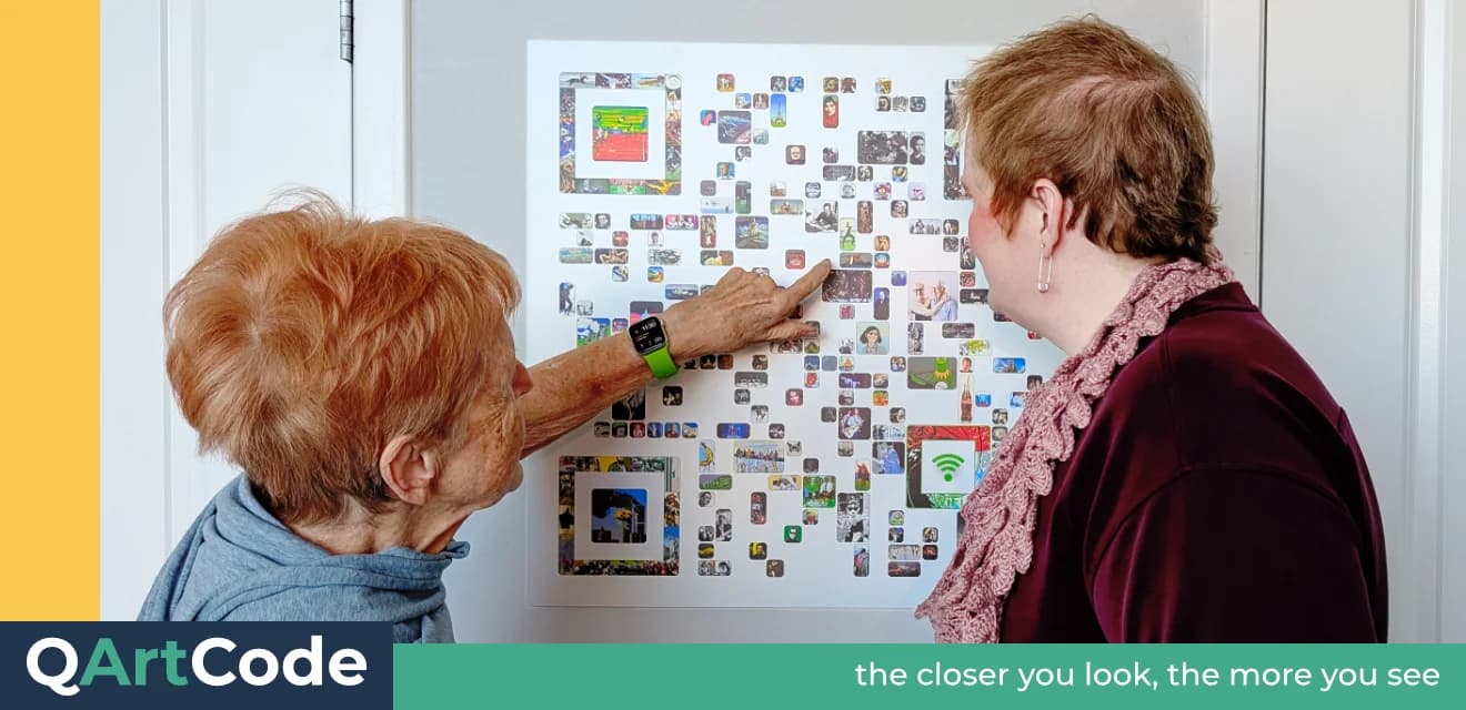 QArtCode: the closer you look, the more you see